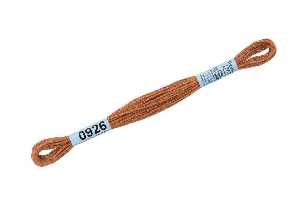 Мулине "Gamma", 100% хлопок, 8 м, №0926