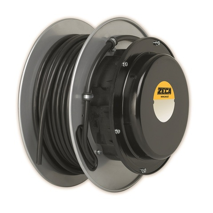 Катушка открытая кабельная 53+2 метра, 380 В, кабель 4 жилы, алюминиевый корпус, ZECA (Италия)