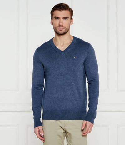 свитер Tommy Hilfiger - темно-синий(MW0MW28047)