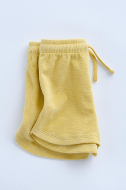 ZARA БЕРМУДЫ ИЗ МАХРОВОЙ ТКАНИ - TIMELESZ, ЖЕЛТЫЙ
