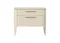 Тумба прикроватная Type oak 2 ящика ширина 60 см (молочный)