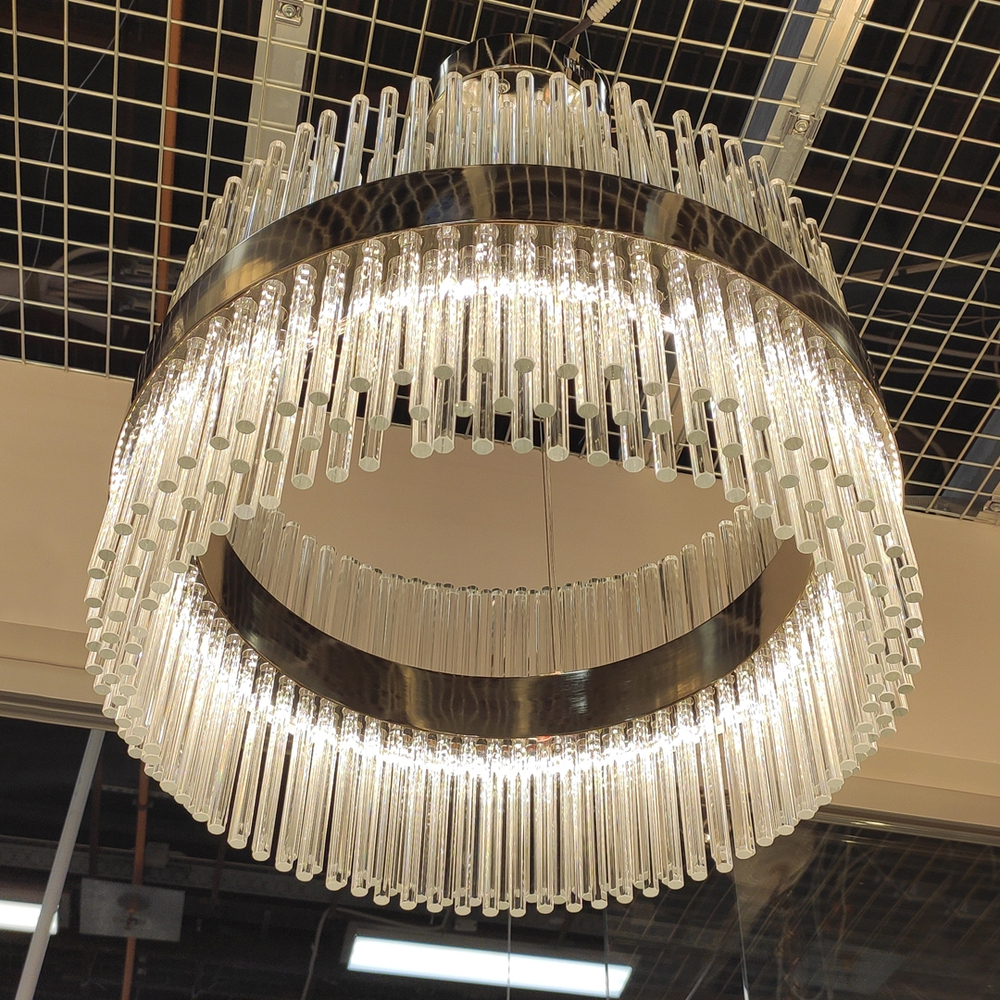 Люстра Cloyd CADANCE-A C1 / Ø55 см - никель (арт.10537)