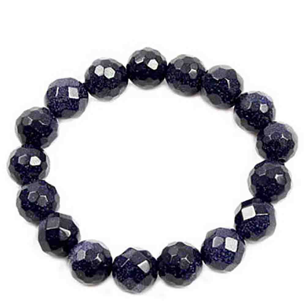 Браслет "Раут 12" авантюрин синий