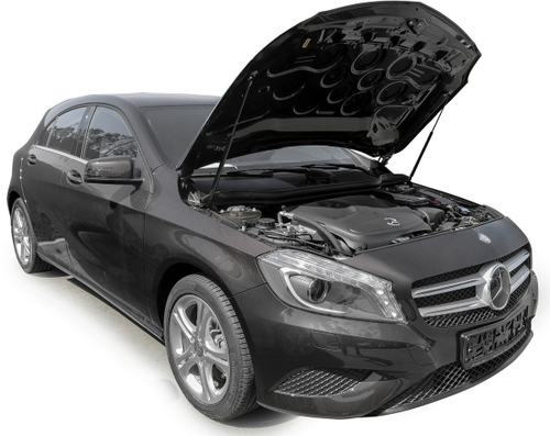 Газовые упоры капота АвтоУпор для Mercedes-Benz A-klasse W176 2012-2018/GLA-klasse X156 2013-2017-2020, 2 шт., UMBAKL/GLA012