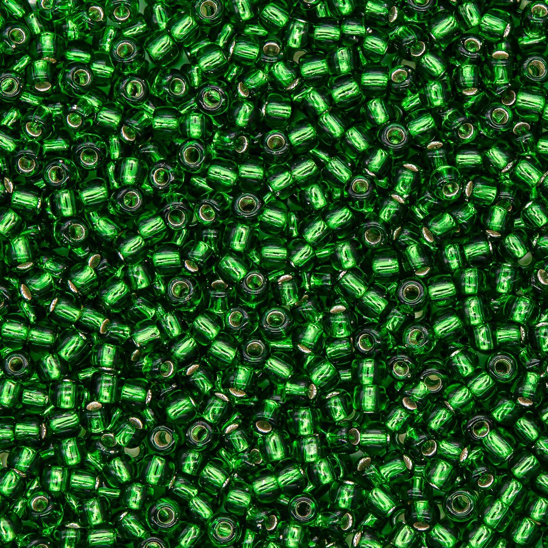 Японский бисер TOHO Round 11/0 (№27B), с внутренним серебрением, прозрачный