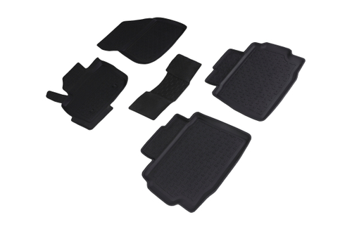 Резиновые коврики с высоким бортом для Ford Mondeo V 2015-2019, Seintex.86446