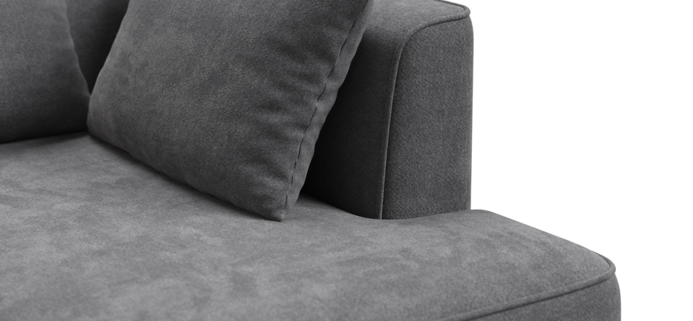 Диван Кинг Твин Шенилл Клауд графит