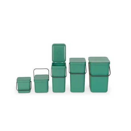 Ведро для мусора Sort&Go 12л Brabantia Темно-зеленое