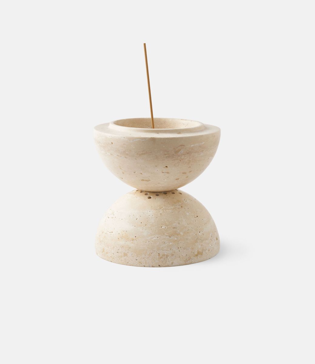 Addition Studio Sphere Incense Burner Travertine — держатель благовоний