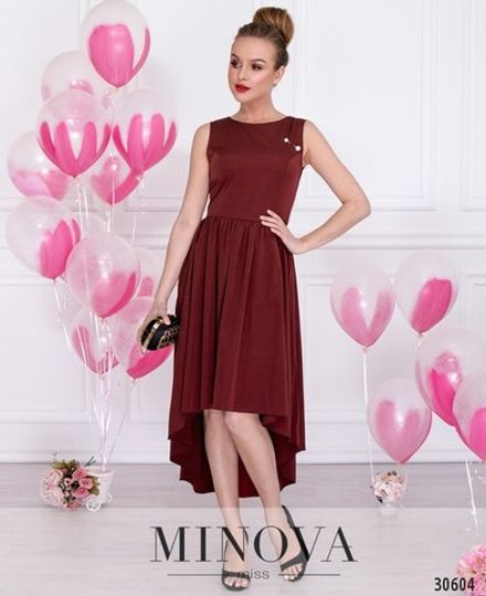Платье 8584-бордо Minova Фото 2