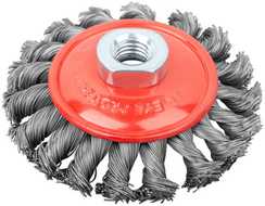 Корщетка-колесо для УШМ, 100 мм, М14 FIT IT 39114