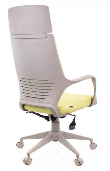 Кресло руководителя Everprof Trio Grey TM Ткань Зеленый