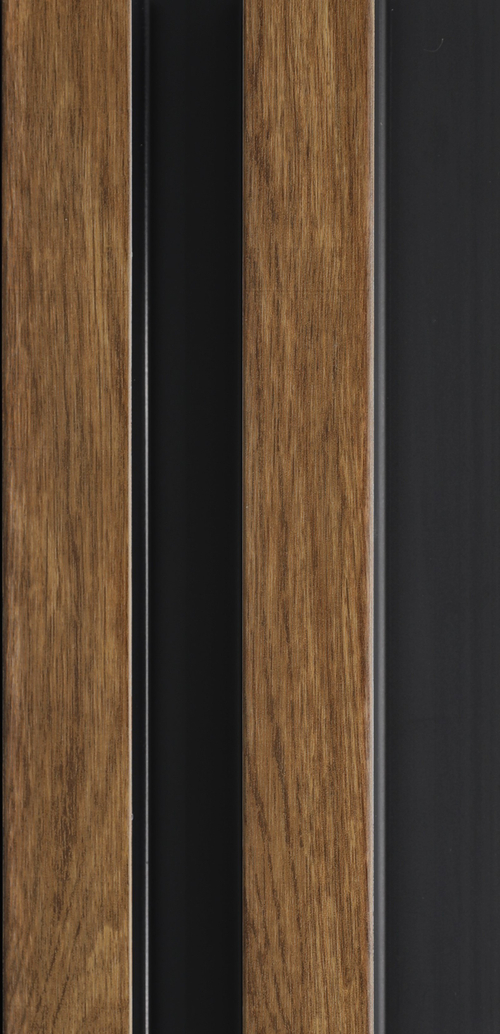 Реечная панель 3Д Prof ПВХ XL Орех 122х2950 мм