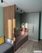 Шкафы в детскую с зонированием