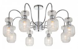 Люстра на штанге Escada Gloss 1141/8PL Chrome/Clear