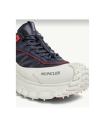Moncler Trailgrip GTX Leather Sneakers – White & Blue / Мужские кроссовки Монклер