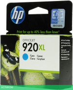 Картридж HP 920XL голубой (CD972AE)