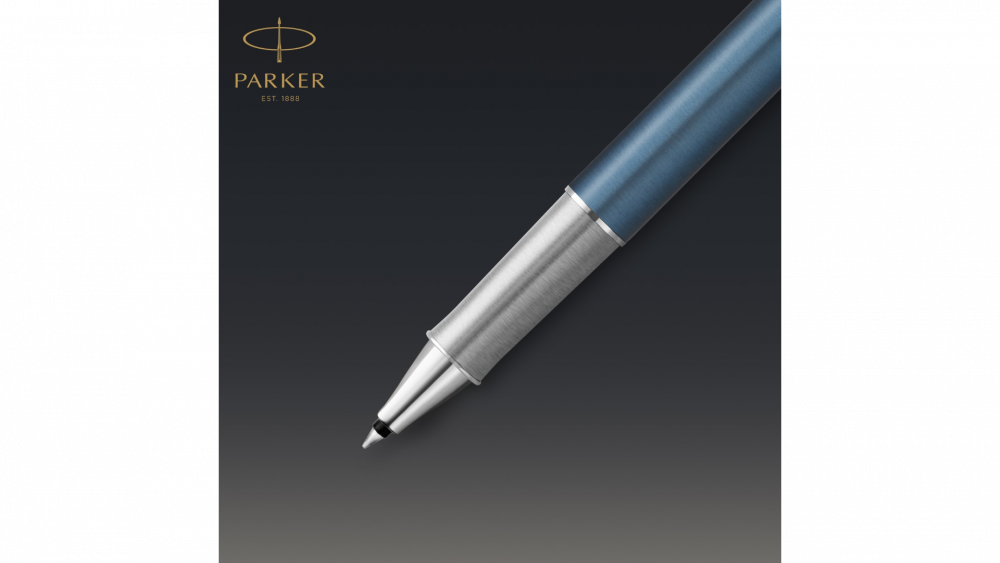 Ручка-роллер Parker Sonnet Premium Refresh BLUE CT, стержень: F, цвет чернил: black, в подарочной упаковке