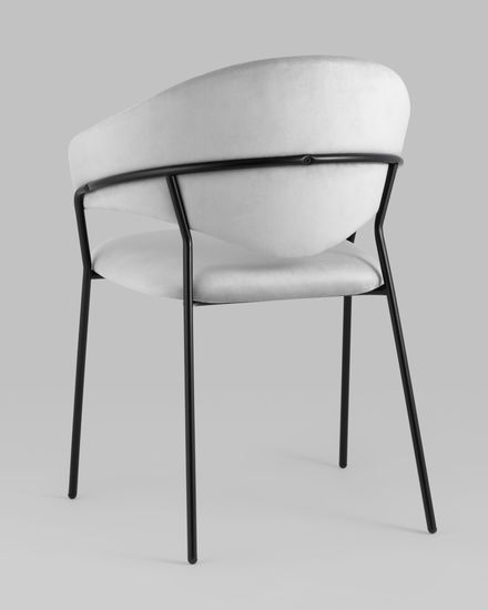 Стул Алексис велюр серый 2 шт