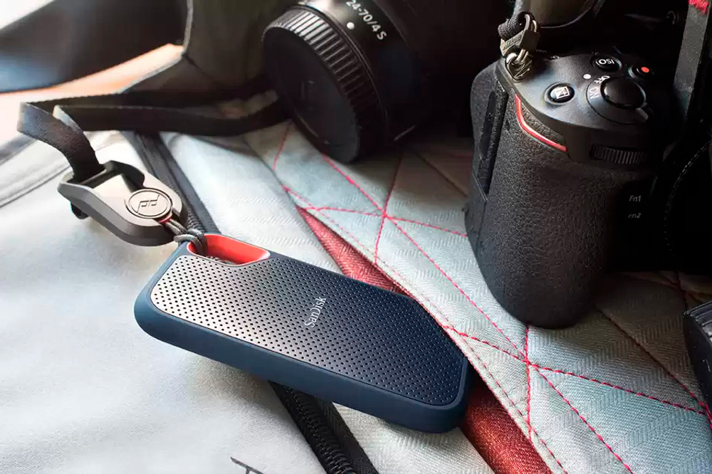 Внешний диск SanDisk Extreme Portable SSD 2TB, USB 3.2 Gen 2, 1000/1050 МБ/с