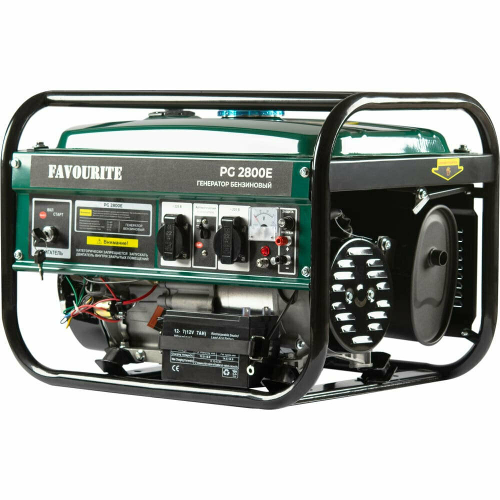 Генератор бензиновый FAVOURITE PG 2800E 2,8 кВт, 7 л.с. электростарт (PG 2800E)