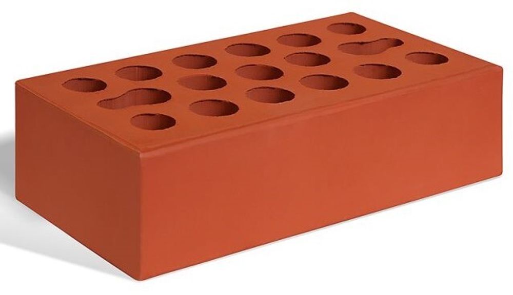 Кирпич керамический Красный (гладкий) 1НФ М150 (444 шт.) Керма