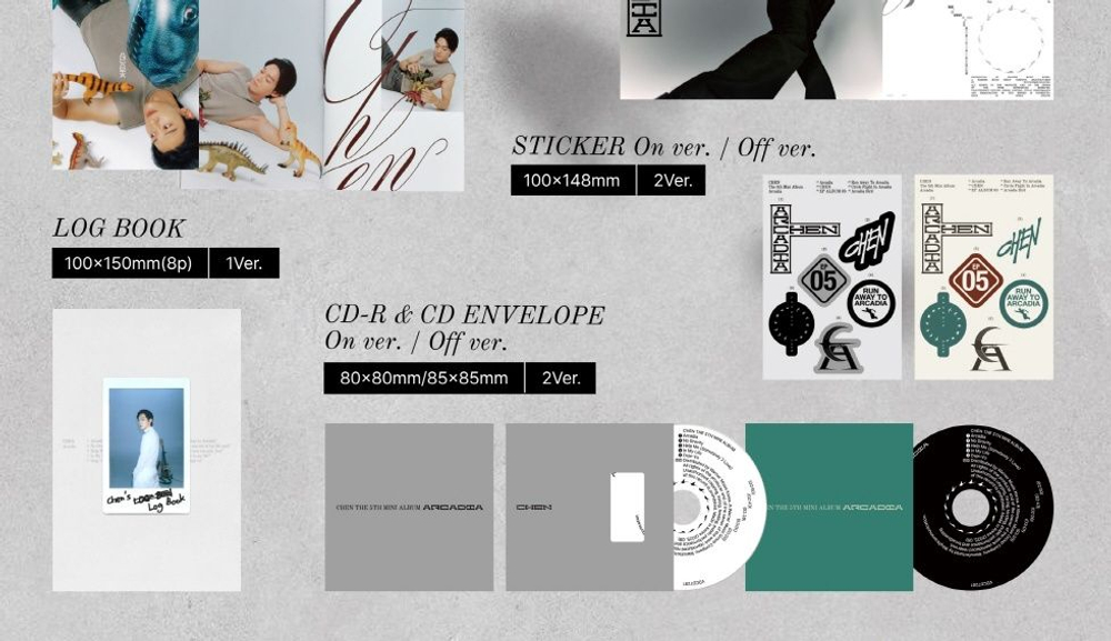 Альбом CHEN - ARCADIA 5th Mini Album RANDOM Version