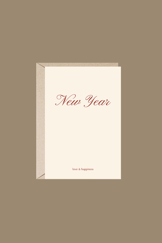 Открытка new year. love&happiness / Mitrozhe