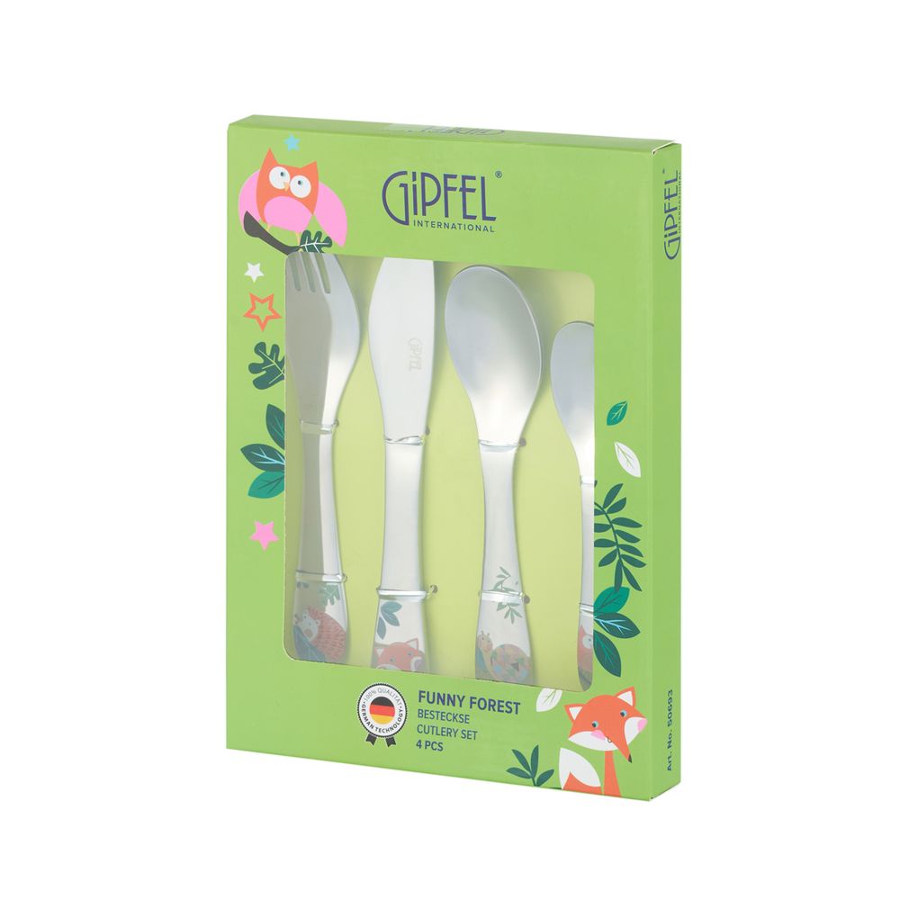 Набор столовых приборов Gipfel Funny Forest 50693 4 предмета