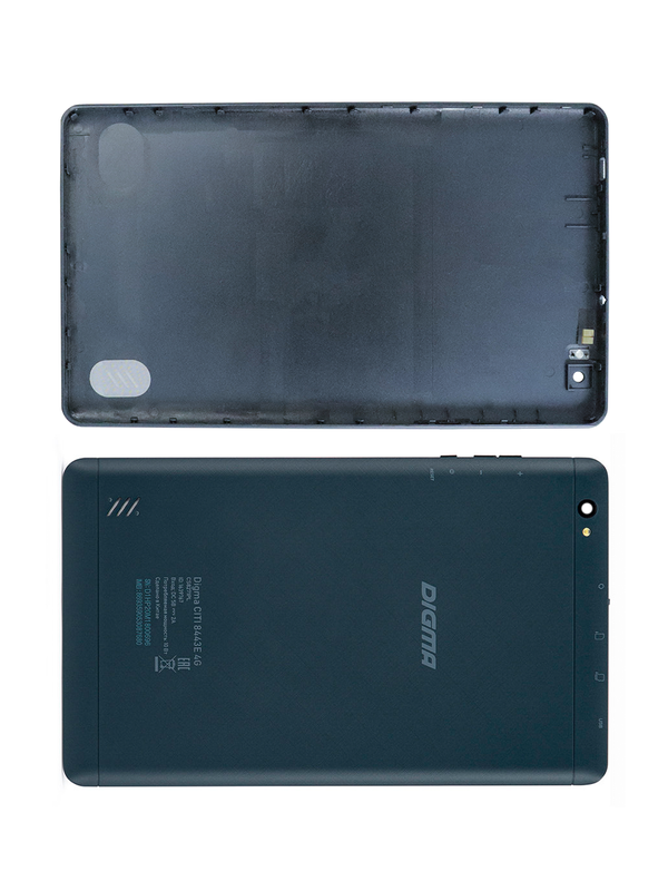 Задняя крышка с рамкой для Digma CITI 8443E 4G (Серая)