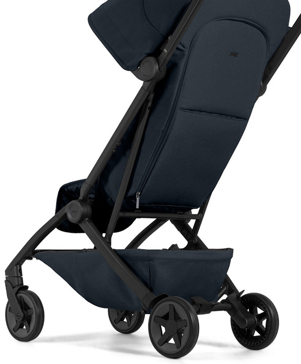 Коляска 2 в 1 Joolz Aer 2 с бампером Dark Navy Blue/Black Carbon