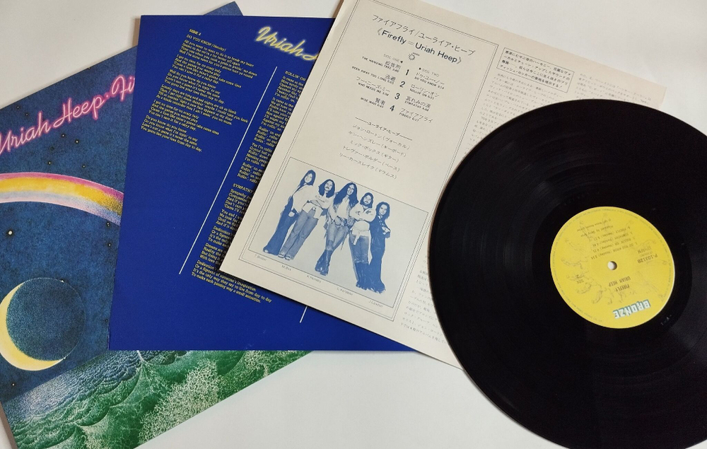 Винтажная виниловая пластинка Uriah Heep Firefly (Japan 1977) (No Obi)