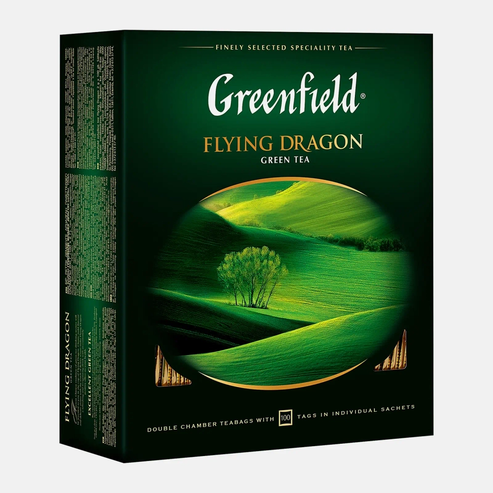 Чай зеленый Greenfield Flying Dragon 100пак
