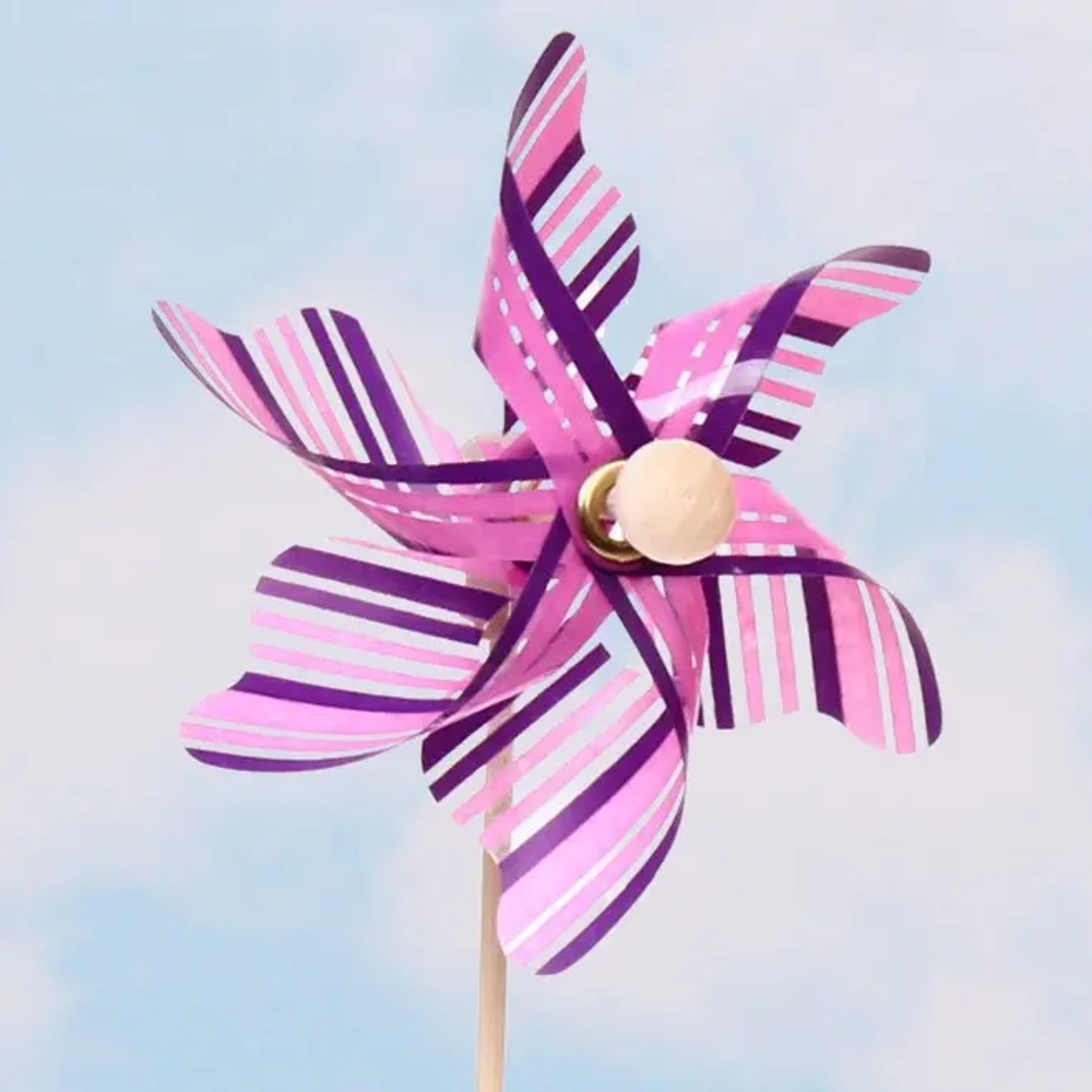 Ветрячок d-8 см «Цветной Помощник» Штекер 23 см, микс