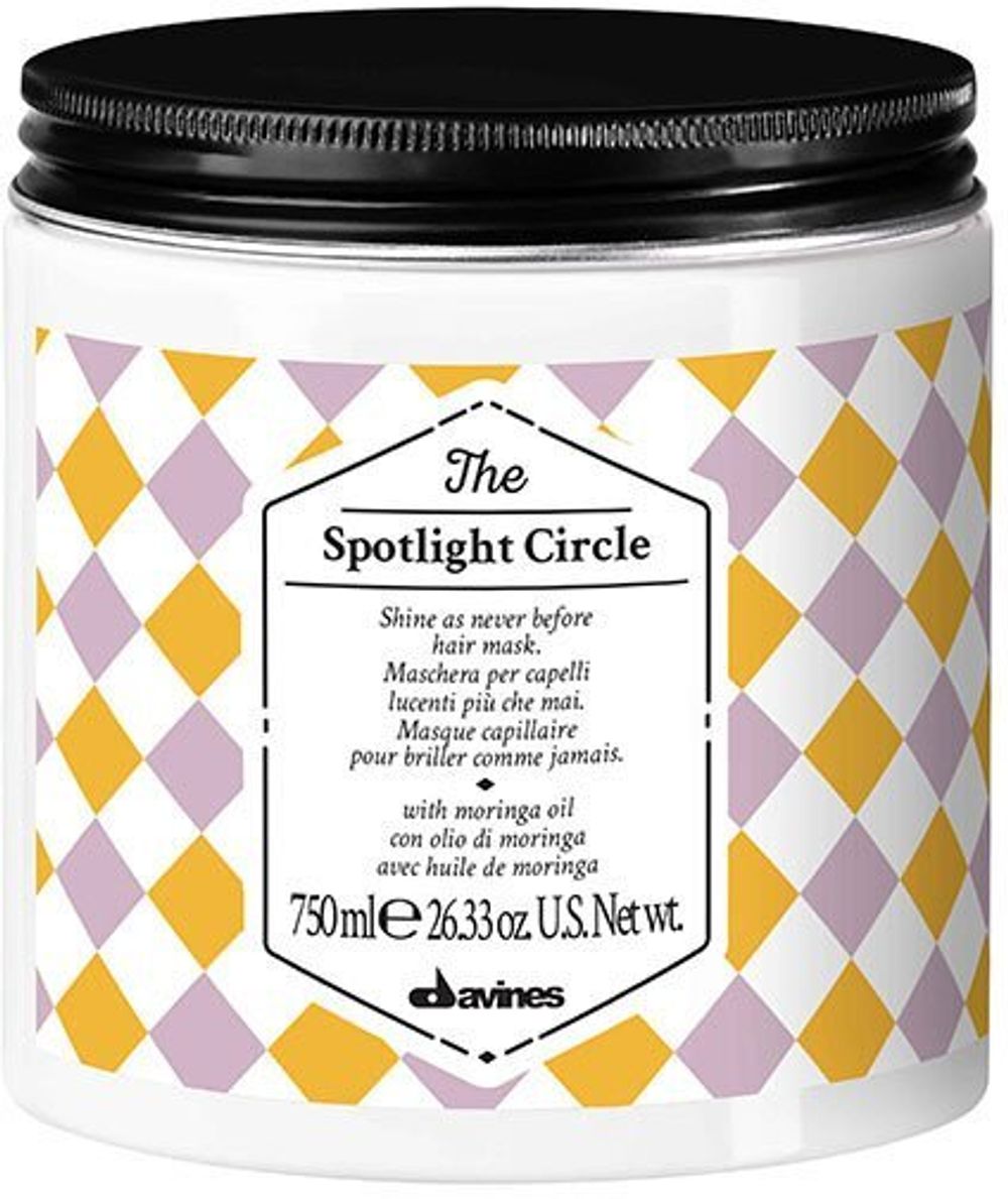 Маска для максимального блеска волос Davines Spotlight Circle Hair Mask 750 мл