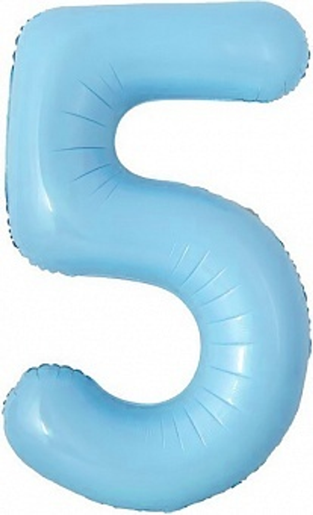 К Мини-цифра 5 Голубой 16''/41 см