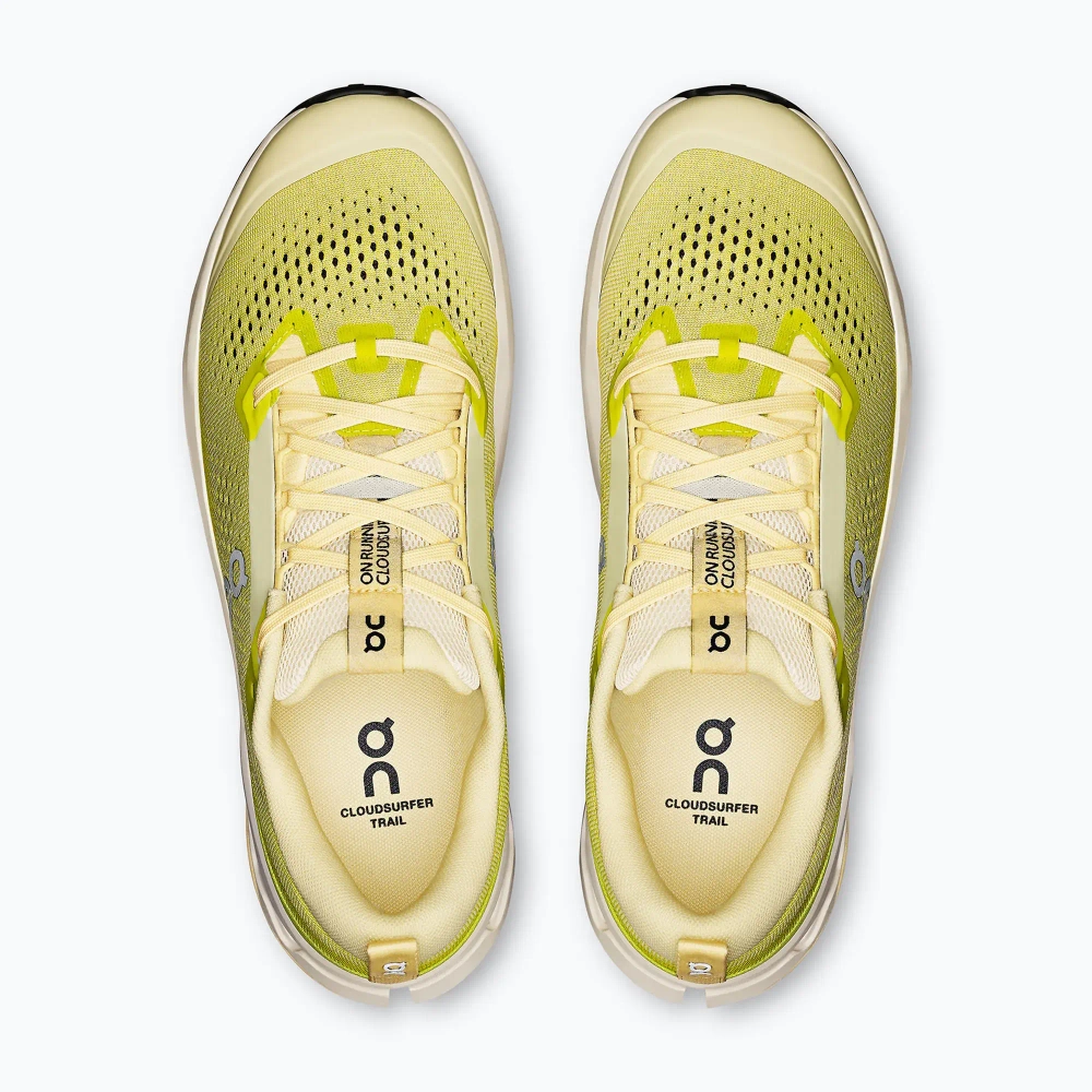 Кроссовки для бега On Cloudsurfer Trail 2 ivory/lime