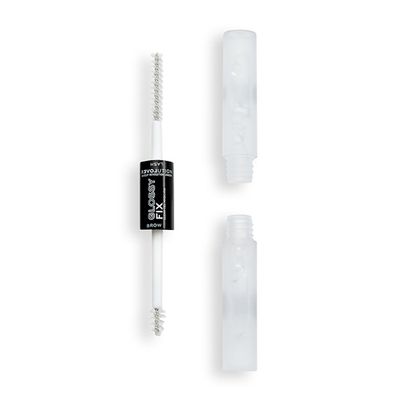 Гель для бровей и ресниц 2 в 1 прозрачный Revolution Gel For Eyebrows Glossy Fix