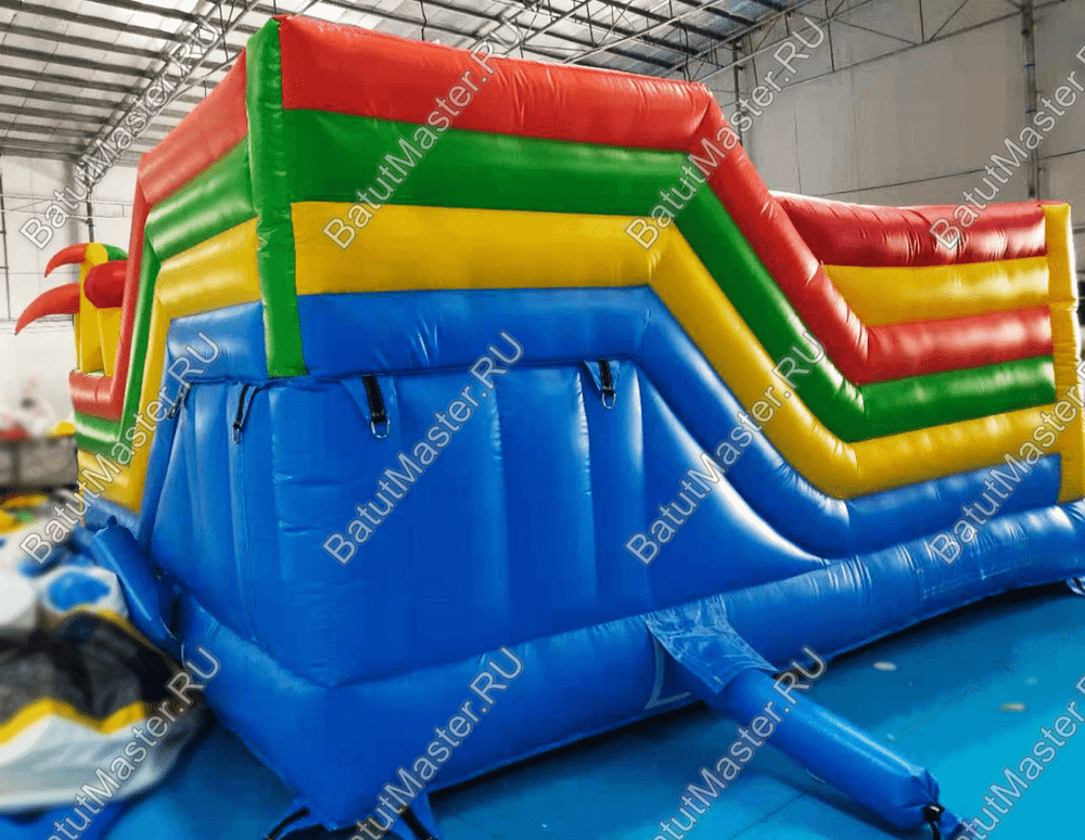 Коммерческий надувной батут "Животные в джунглях " 5*5*2,7м