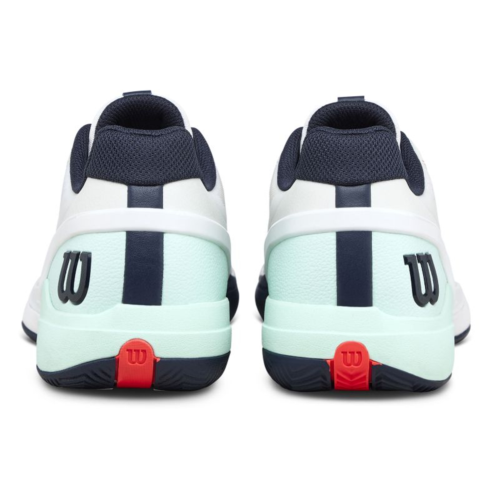 Теннисные кроссовки Wilson Rush Pro 5 Clay - white/bay/fiery cor