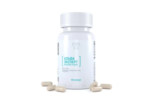 BIOME VITA AЛЬФА ЭКСПЕРТ ДЛЯ ВОЛОС И КОЖИ (60 кап)