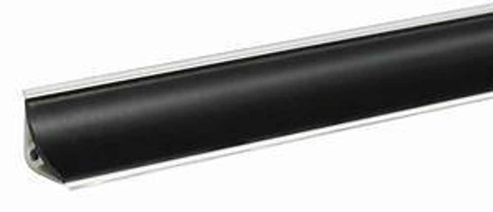 Плинтус  для столеш.&quot; Черный матовый&quot; 3,0м LB-15-20-15-0-6051 KORNER