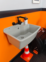 Пластиковая техническая раковина MAXIMUS GREY