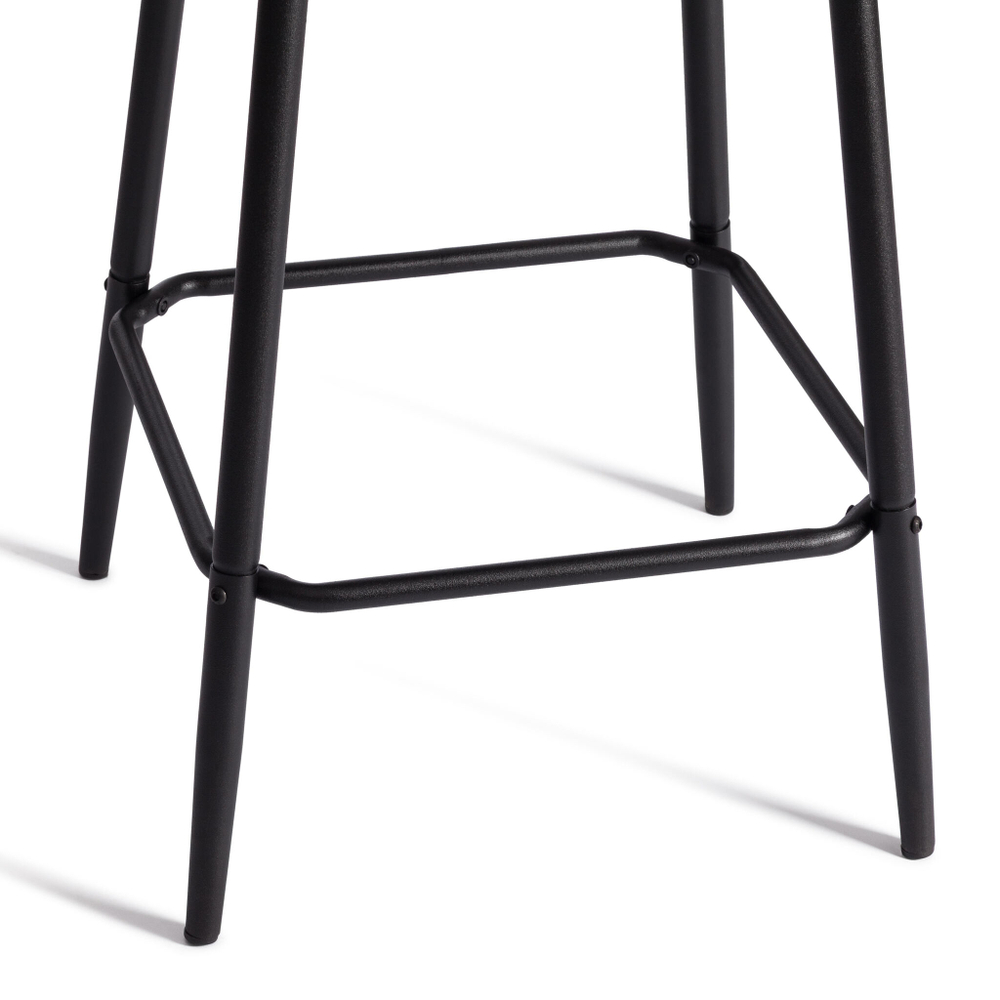 Полубарный стул  Medeo/Медео экокожа , черный, 42х56х102 см