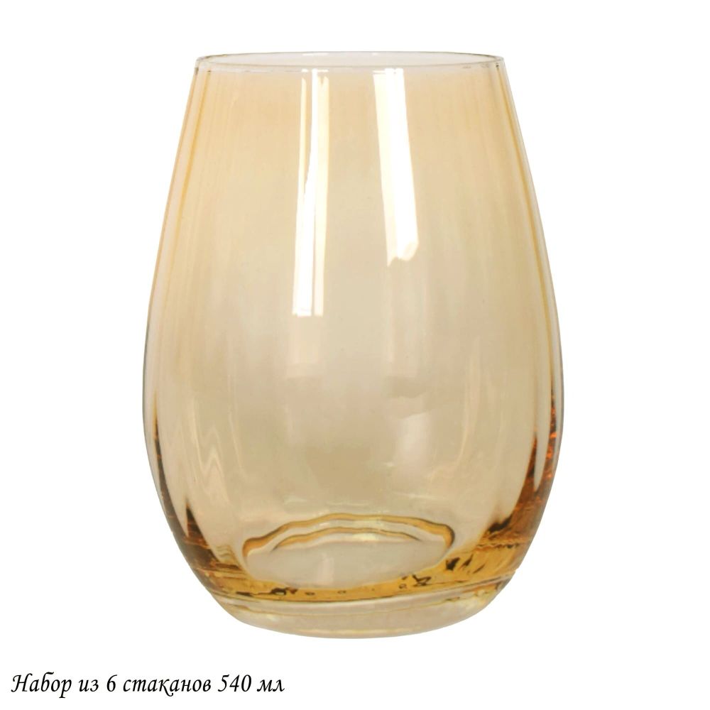 Lenardi 584-042 Набор из 6 стаканов 540мл в под.уп.(х4)Стекло