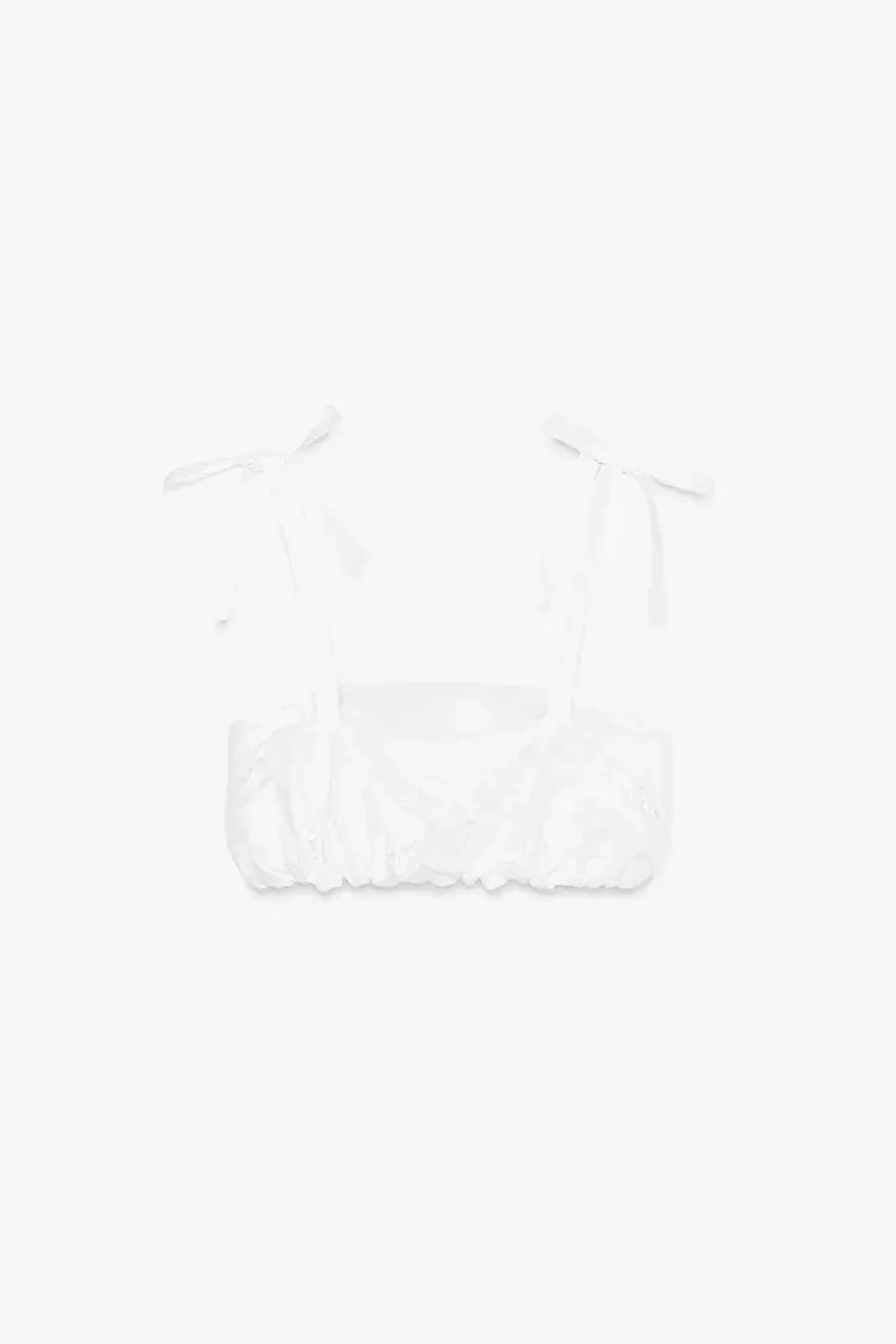 ZARA ТОП ОБЪЕМНОГО КРОЯ ИЗ ПОПЛИНА, БЕЛЫЙ