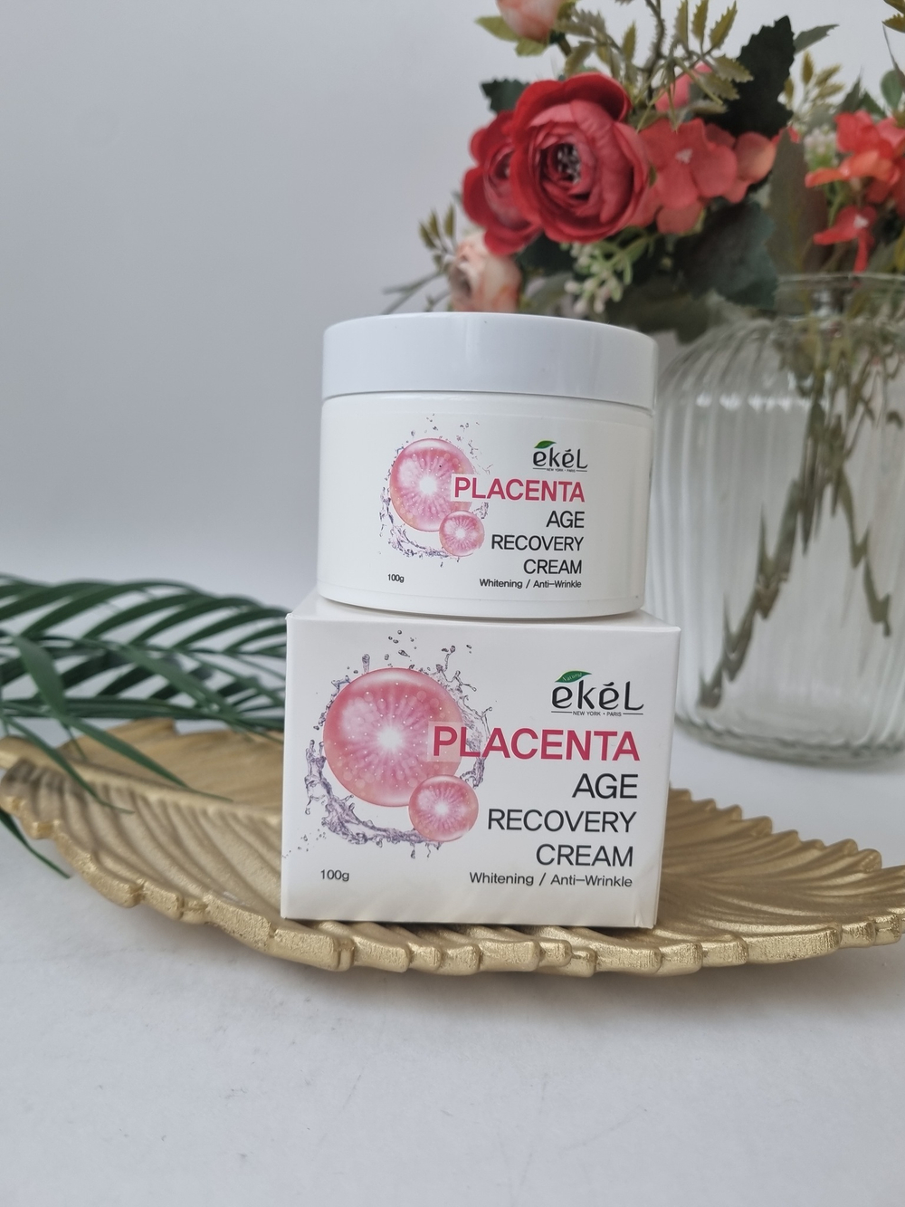 EKEL Крем для лица Ekel Age Recovery Placenta с плацентой, 100 гр
