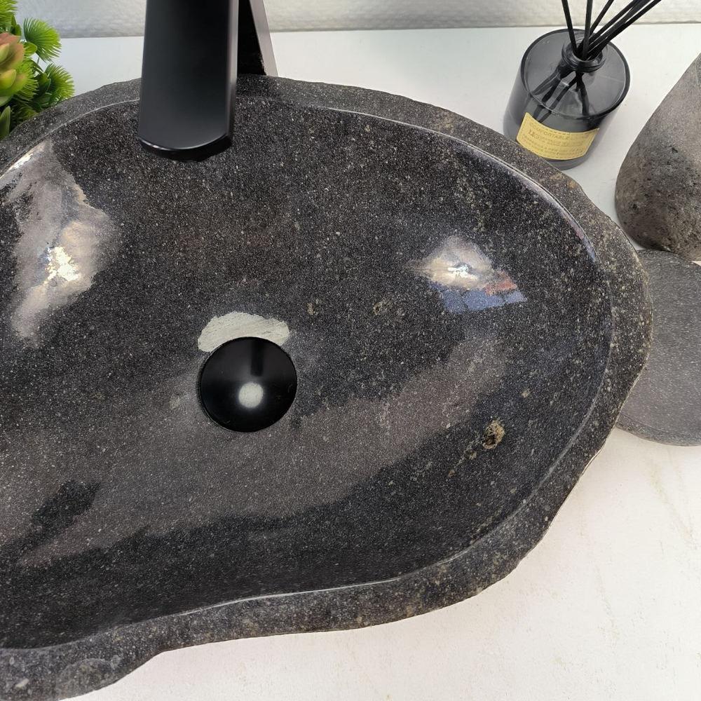 Раковина из речного камня RS-65207 41*34*14 0856