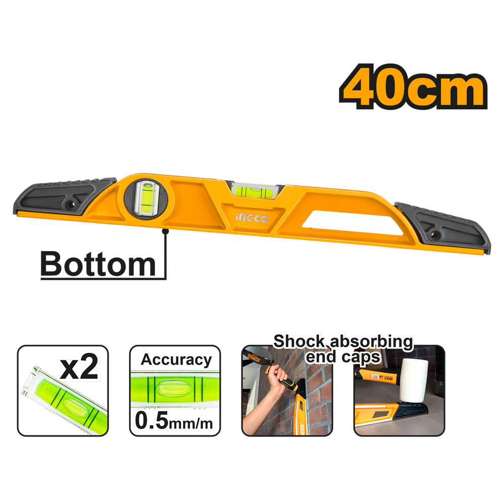 Уровень усиленный 40 см  INDUSTRIAL