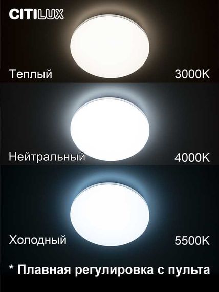 Потолочный светодиодный светильник Citilux Симпла CL714330G